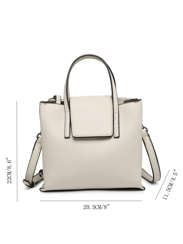 Mace Crossbody Tote Small Triple Compartments