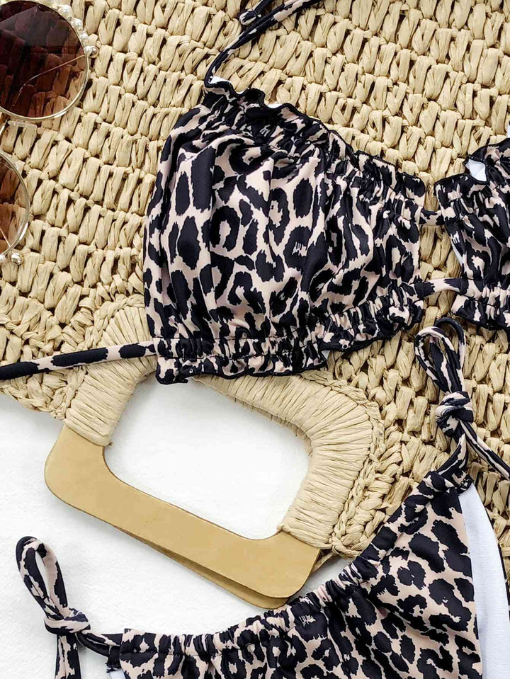 Thirll Halter Neck Bikini Set