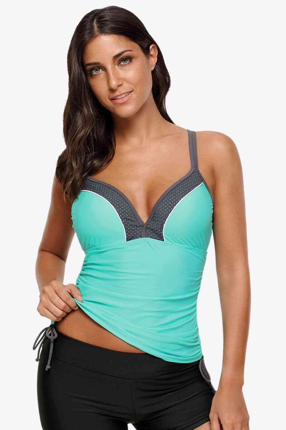 Callie Sweetheart Neck Swim Tankini