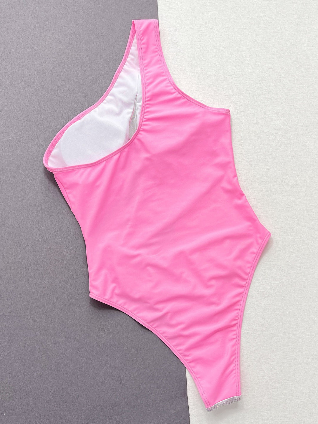 High Contrast Panel One-Piece Swimsuit