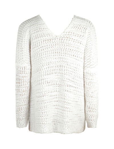 Just Breathe Single Shoulder Sweater