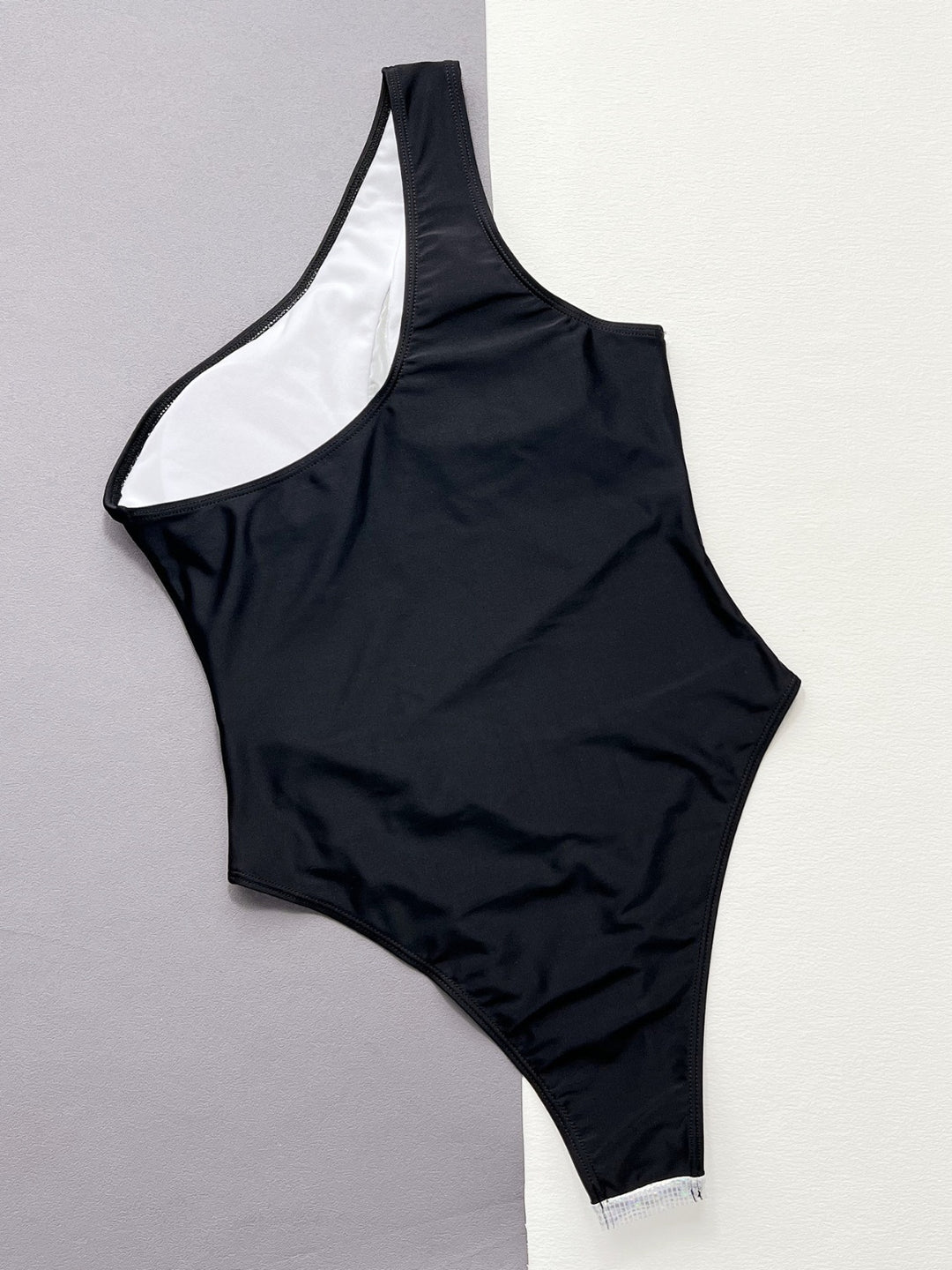 High Contrast Panel One-Piece Swimsuit