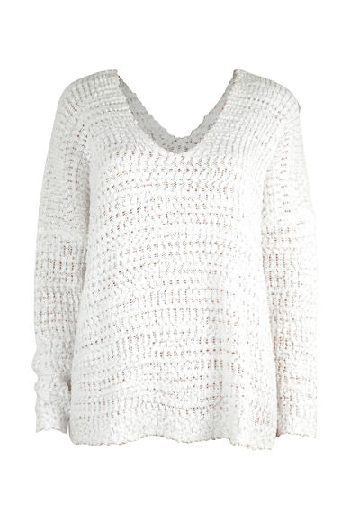 Just Breathe Single Shoulder Sweater