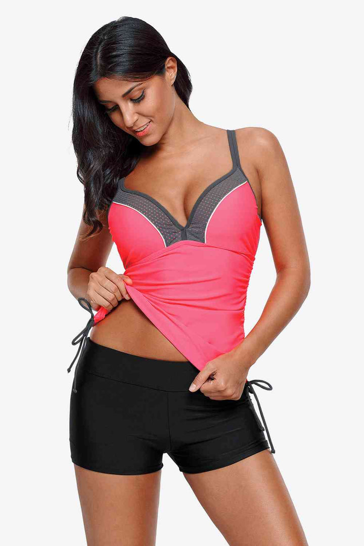 Callie Sweetheart Neck Swim Tankini